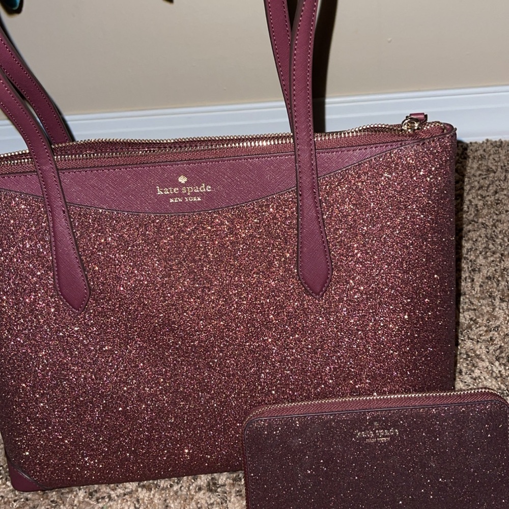 Kate spade Shimmy tote and wallet